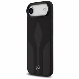 Mercedes Leather The Move MagSafe -suojakuori iPhone 17 Air - musta