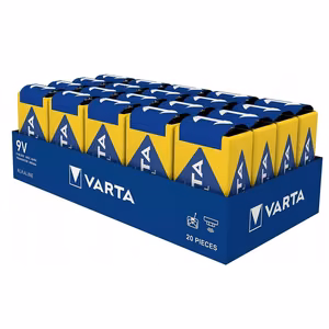 VARTA alkaliparisto R9 (6LR61) 9V Industrial Pro 20 kpl