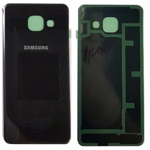 Takakuori Samsung A310 A3 2016:lle musta alkuperäinen (service pack)