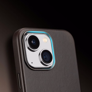Dux Ducis Napoli Kotelo iPhone 14 Plus Nahkakotelo (MagSafe yhteensopiva) Tummanruskea