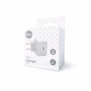 Setty charger 1xUSB-C 3A 20W LSI-C-200 white