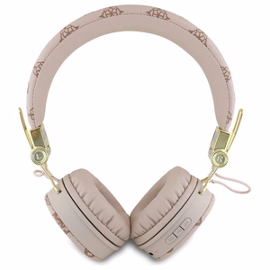 Guess GUBH70EPOSMW Bluetooth ENC -kuulokkeet, Peony Script, ruskeat