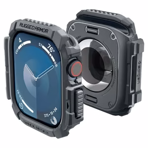 Spigen Rugged Armor Suojakuori Apple Watch 10 46mm - Harmaa