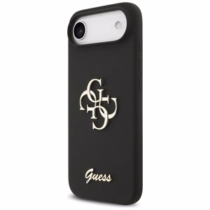 Guess Silikoninen Big 4G Script Suojakuori iPhone Air:lle musta