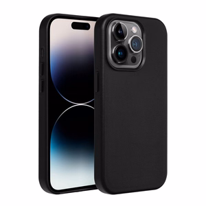 Case Leather Mag Cover (MagSafe) for iPhone 15 Plus black