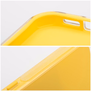 Suojakuori iPhone 15 PRO MAX:lle Matrix keltainen