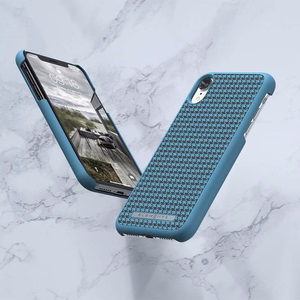 Nordic Elements Saeson Idun suojakuori laitteelle iPhone XR, petrolinsininen