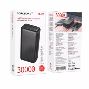 Borofone Power Bank 30000mAh BJ78B Clever - 2xUSB - black