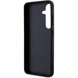 Karl Lagerfeld Fixed Glitter Ikonik Logo Metal Pin Suojakuori Samsung Galaxy S24+:lle - musta