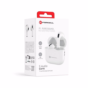 Forcell Core TWS wireless earbuds – white