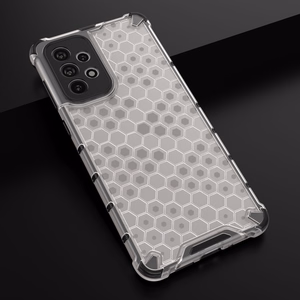 Honeycomb tapauksessa panssaroitu suojus geelirunko Samsung Galaxy A73 sininen