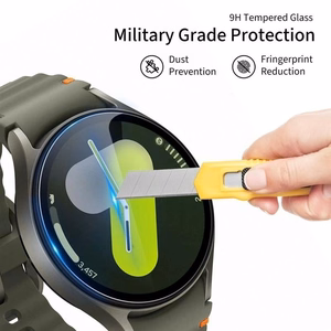 Tech-Protect Glass Fit+ 2-pack tempered glass for Samsung Galaxy Watch 8 Classic 46 mm - transparent