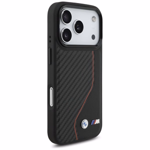 BMW M Carbon Line & Logo MagSafe Suojakuori iPhone 17 Pro:lle - Punainen