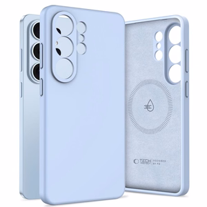 Tech-Protect Silicone MagSafe -suojakuori Samsung Galaxy S26 Ultralle - sininen