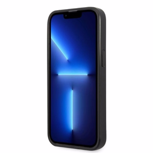 Karl Lagerfeld KLHCP13MSFMP2K iPhone 13 6.1" kovakotelo musta/musta Saffiano Plaque