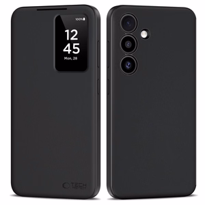 Tech-Protect Smart Wallet Suojakuori Samsung Galaxy S25:lle - matta musta
