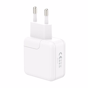 Seinälaturi MX BURST GaN PD 35W, 2xUSB-C + C/Lightning PD kaapeli 20W valkoinen
