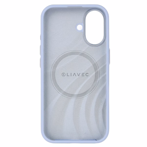 Liavec Silky suojakuori metallisella kamerakehyksellä Iphone 17 -puhelimelle sininen