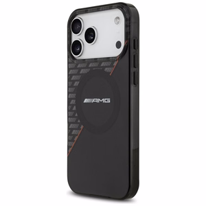 Mercedes AMG IML Double Layer Rhombs MagSafe Case for iPhone 18 Pro Max / 17 Pro Max - Black and Red