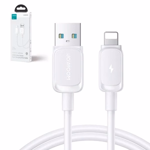 Joyroom Multi-Color Series A14 Lightning / USB-A 2.4A 1.2m Kaapeli - valkoinen