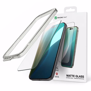 AmazingThing Titan Matte FusionFilter 7 Karkaistu lasi Näytönsuoja iPhone 17 Pro Max:lle