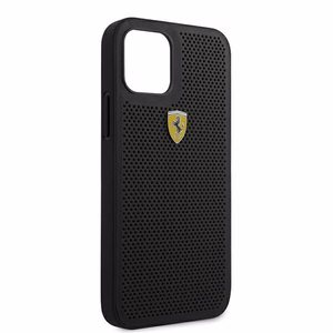 Ferrari FESPEHCP12MBK iPhone 12/12 Pro 6.1" musta/musta kovakotelo On Track rei'itetty