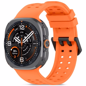 Tech-Protect Silicone Air Strap for Samsung Galaxy Watch Ultra 47mm - Orange