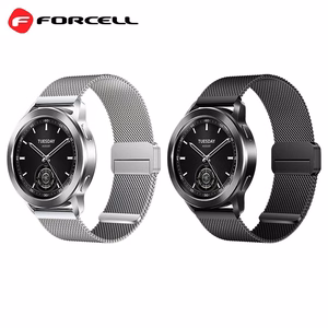 Hihna Samsung Galaxy Watchille Forcell F-Design FS11 magneettinen teräs 22 mm musta