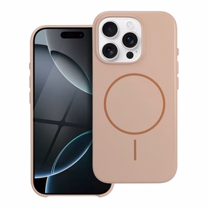 Suojakuori iPhone 17 PRO:lle Glossy Mag Cover yhteensopiva MagSafe:n kanssa desert gold
