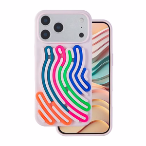 DIY Snake suojakuori iPhone 17 Pro 6,3" vaaleanpunainen