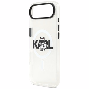 Karl Lagerfeld IML Choupette Sketch Logo MagSafe suojakuori iPhone Air - kirkas