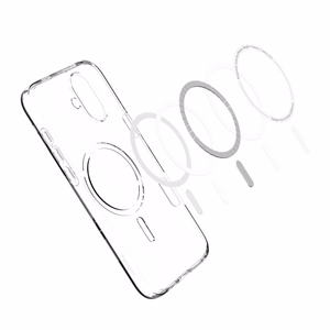 Spigen Liquid Crystal Mag MagSafe Suojakuori iPhone 16 - kirkas