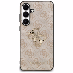 Guess case for Samsung Galaxy S25 FE HC PU LEATHER 4G METAL LOGO pink
