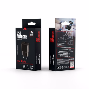 Maxlife MXTC-01 charger 1x USB 2.1A black