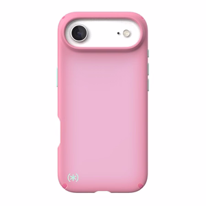Speck Presidio Lux MagSafe suojakuori iPhone Air -laitteelle, Ibis Pink / Dark Ibis / Kanom Green -värinen