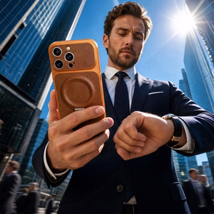 Luxgrip Mag suojakuori iPhone 13 6,1" oranssi