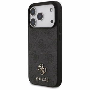 Guess 4G Small Classic Logo MagSafe -suojakuori iPhone 18 Pro / 17 Pro – musta