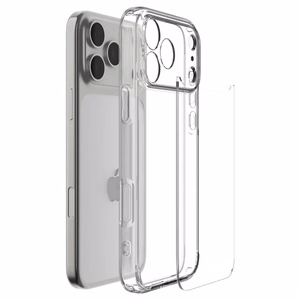 Spigen Ultra Hybrid Suojakuori iPhone 17 Pro Max:lle Crystal Clear