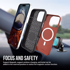 Perfectionists Triangle Mag Suojakuori iPhone 13 Pro Max punainen