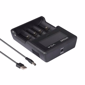 XTAR VC4 – USB-akkulaturi, 4 paikkaa