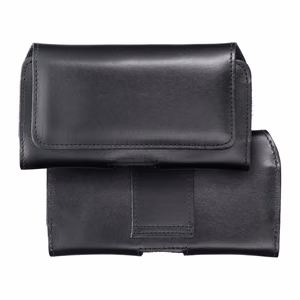 Royal universal horizontal leather belt holster size 3XL for Umidigi Bison 2 Pro / GT2 Pro 5G / X10 Pro / 202 Doogee S98/S96 Pro/S88 Pro/S58 Pro 6/S40 Pro Hammer Blade 5G / Iron 3 / Blade 3 CAT S53 black