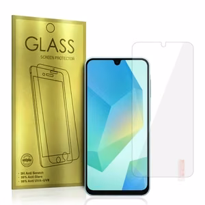 Karkaistu lasi kultainen SAMSUNG GALAXY A16 4G - 5G - A17 5G - A26 5G - M16 5G - M36 5G:lle