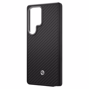Spigen Enzo Aramid GP-FPS938PGABW silikonikotelo sisäänrakennetulla MagFit-sormuksella Samsung Galaxy S25 Ultra - Musta