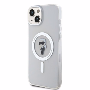 Karl Lagerfeld IML Ikonik MagSafe case for iPhone 15 Plus - transparent