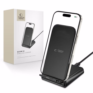 Tech-Protect QI15W-S2 induktiivinen laturi 15W telinemuodossa - musta