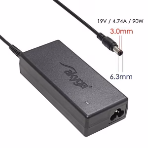 Charger for laptop Akyga AK-ND-27 (19V / 4.74A 90W 5.5 x 3.0mm + pin) Samsung 1.2m