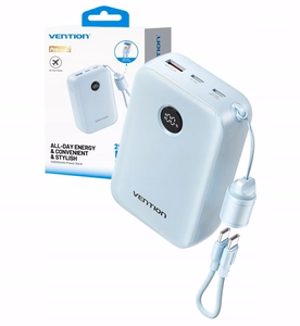 Vention varavirtalähde 20000 mAh 2x USB-C 1x USB-A 22,5 W BL