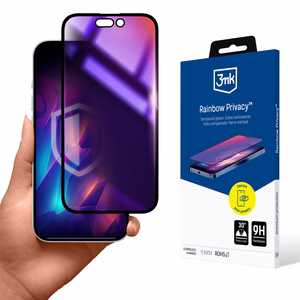 Yksityisyys Karkaistu lasi 3mk Rainbow Privacy Apple iPhone 15:lle