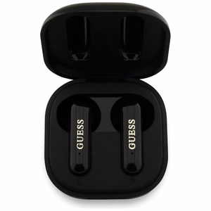 Guess 4G Metal Logo TWS Langattomat Kuulokkeet - musta