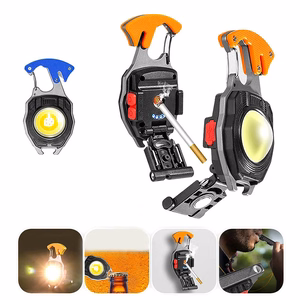 Mini LED-taskulamppu avaimenperä W5147 Type C 2 ruuvimeisselillä sininen